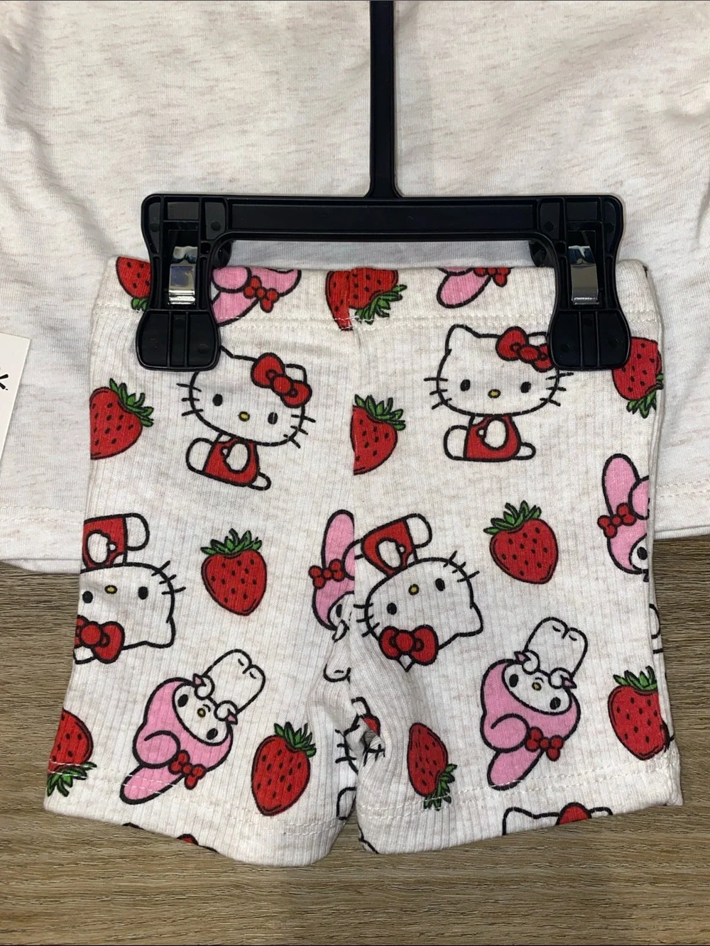 Hello Kitty Kids Pajama Set - White, Pink, Red